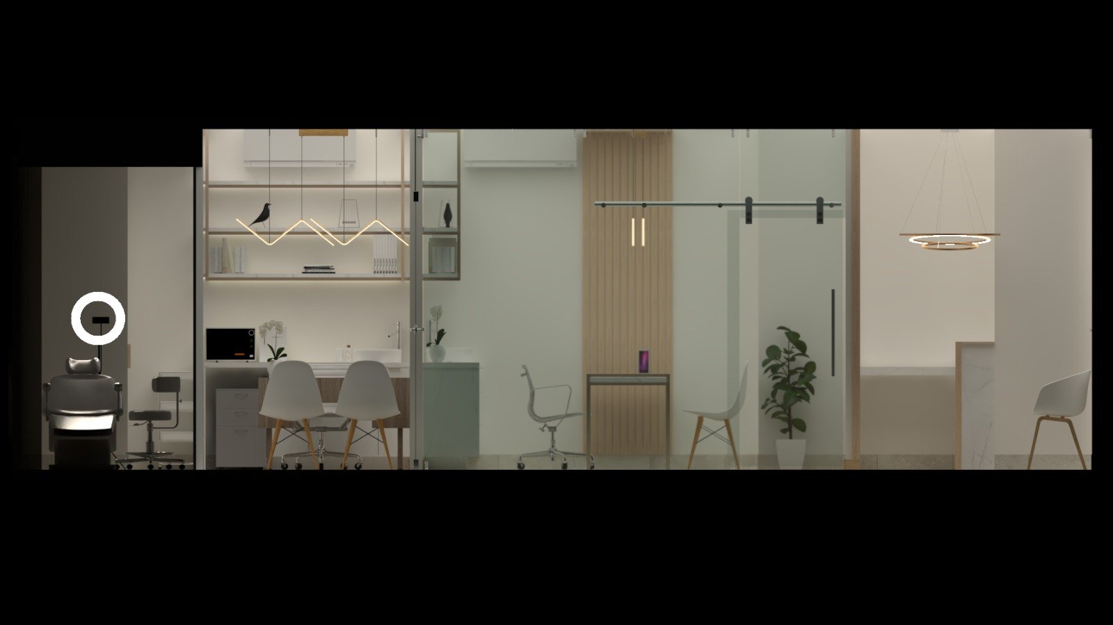 Render Fachada Interior